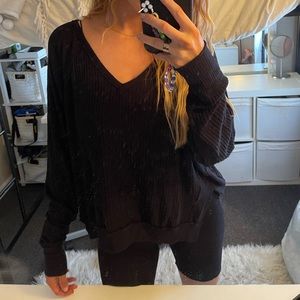 Black Free People Sweater